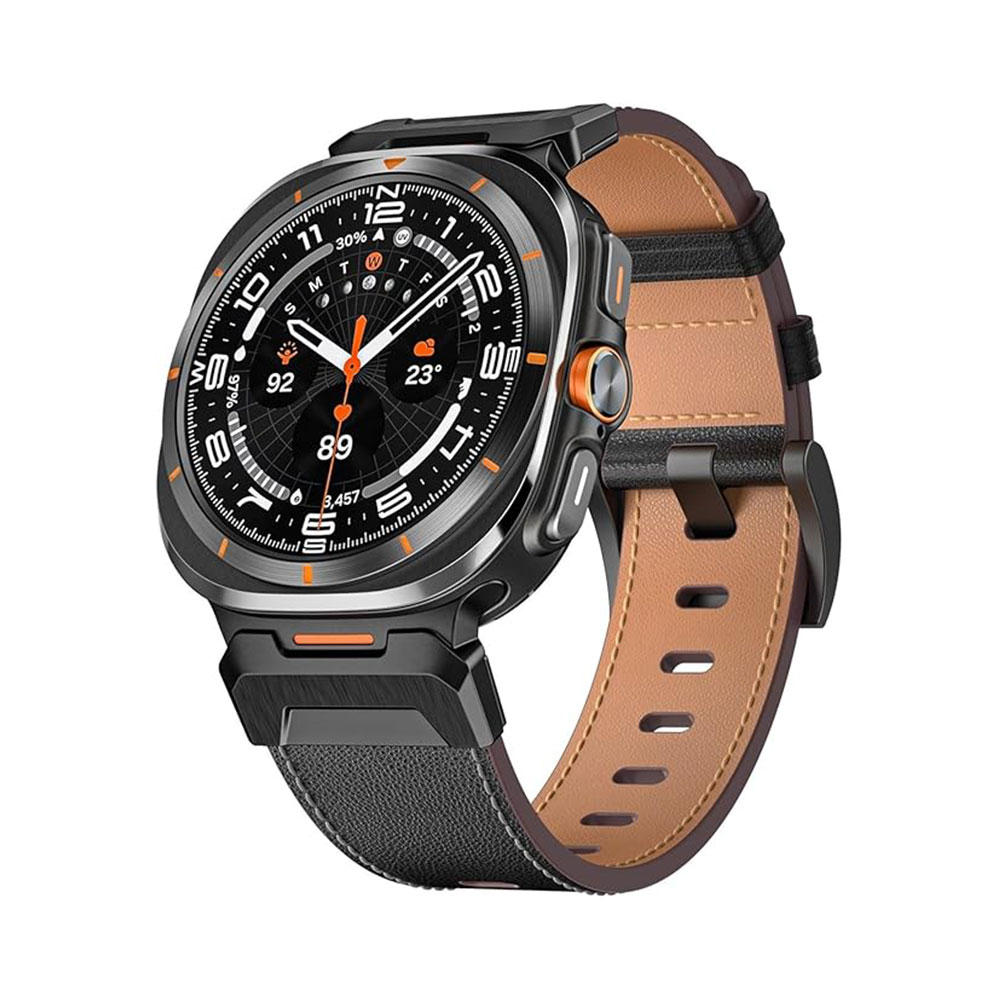 بند جیتک مدل Tactical Leather برای Galaxy Watch Ultra 47mm