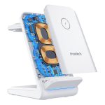 شارژر بیسیم اپل و سامسونگ چویتک Choetech T608 15W 4in1 - Image 9