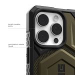 قاب آیفون 16 پرو مکس UAG مدل Monarch Pro Kevlar Element Green - Image 8