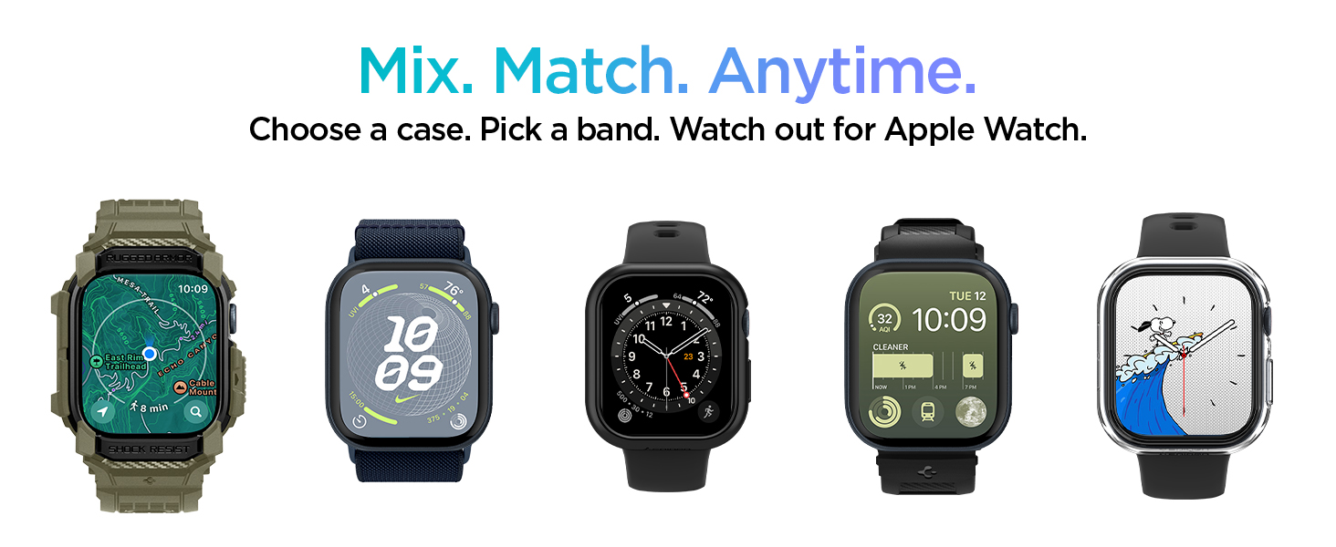گارد اسپیگن مدل Apple Watch (46mm) Case Thin Fit فروشگاه اسپيگن ایران