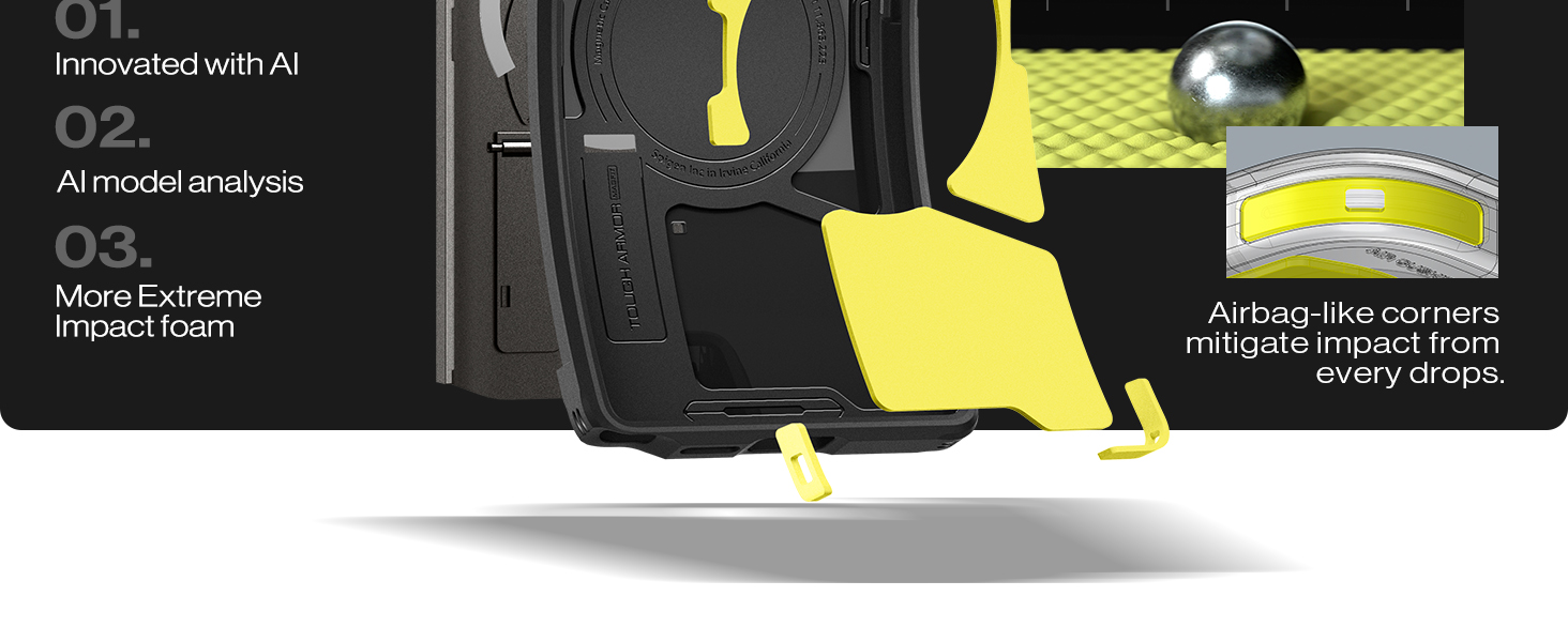 قاب اسپیگن گلکسی اس 25 اولترا | Spigen Tough Armor AI (MagFit) Galaxy S25 Ultra 4 قاب اسپیگن گلکسی اس 25 اولترا | Spigen Tough Armor AI (MagFit) Galaxy S25 Ultra فروشگاه اسپيگن ایران