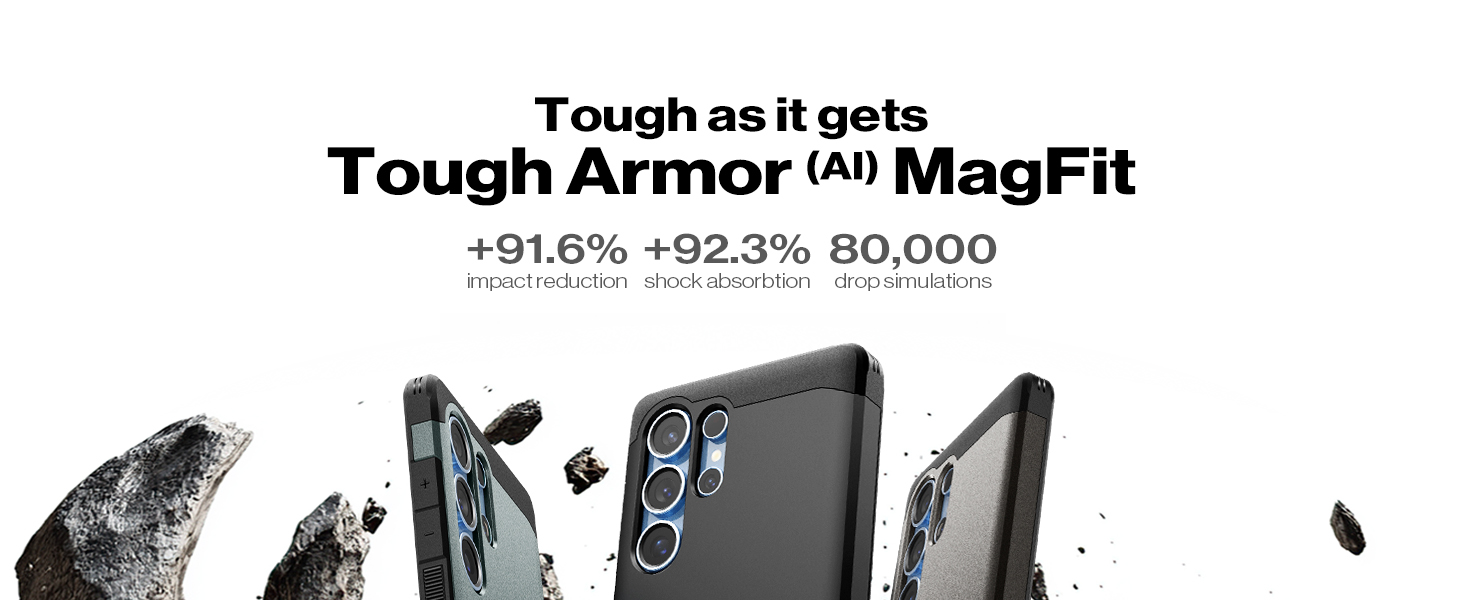 قاب اسپیگن گلکسی اس 25 اولترا | Spigen Tough Armor AI (MagFit) Galaxy S25 Ultra فروشگاه اسپيگن ایران