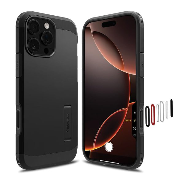 قاب آیفون 16 پرو مکس اسپیگن مدل Spigen Tough Armor T AI (MagFit)