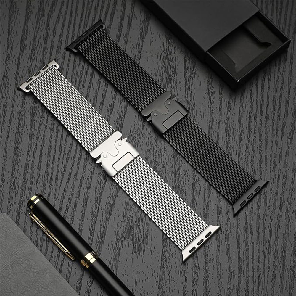 بند جیتک مدل Milanese SS برای اپل واچ 45/46/49mm 4 بند جیتک مدل Milanese SS برای اپل واچ 45/46/49mm فروشگاه اسپيگن ایران