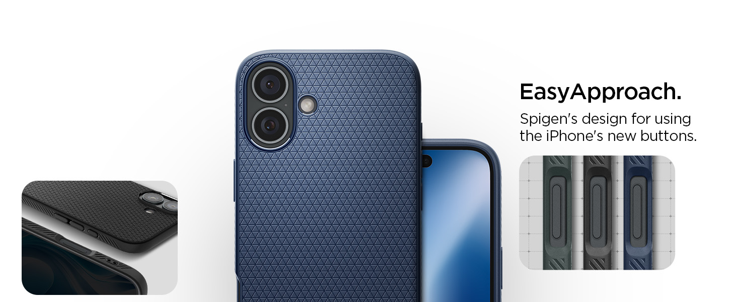 قاب آیفون ۱۶ اسپیگن Spigen Liquid Air for iPhone 16 فروشگاه اسپيگن ایران