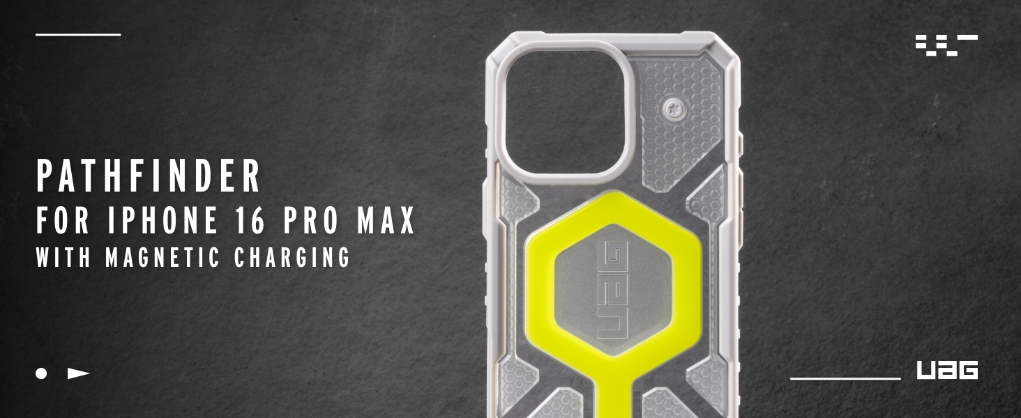 قاب آیفون 16 پرو مکس UAG مدل Pathfinder Clear Active Neon 1 قاب آیفون 16 پرو مکس UAG مدل Pathfinder Clear Active Neon فروشگاه اسپيگن ایران