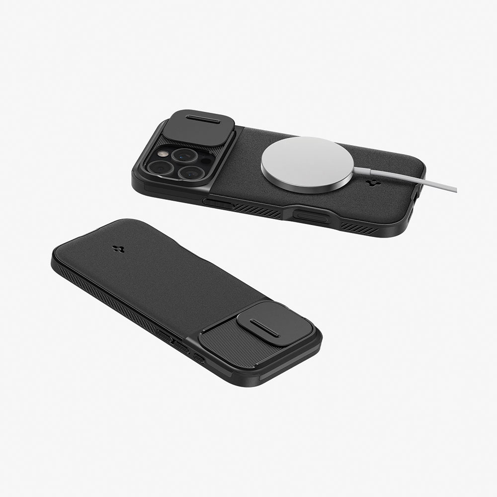 قاب آیفون 16 پرو مکس اسپیگن مدل Spigen Optik Armor (MagFit) - Image 10