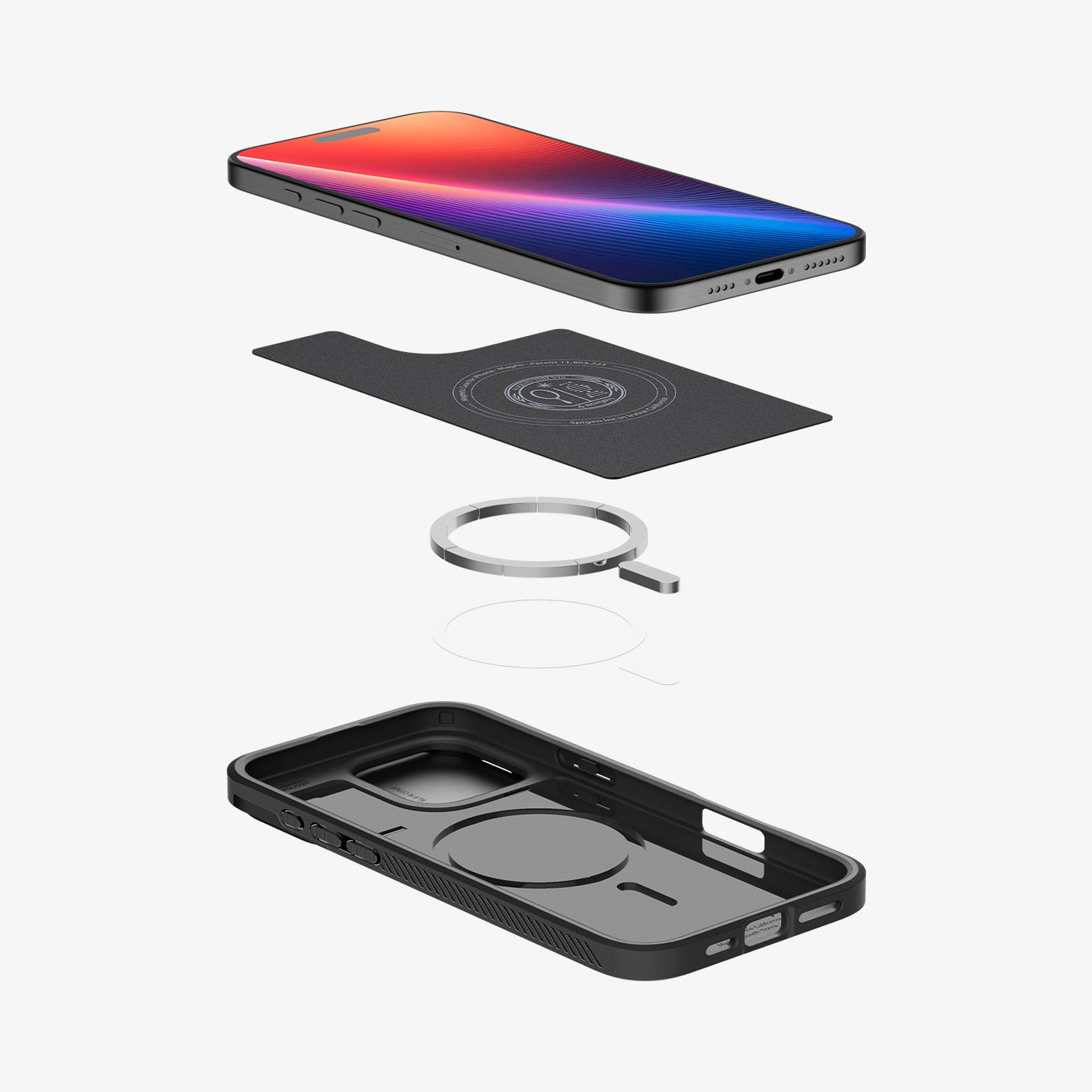 قاب آیفون 16 پرو مکس اسپیگن مدل Spigen Optik Armor (MagFit) - Image 4