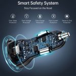 شارژر فندکی CHOETECH TC0005 Dual QC 3.0 + PD20W 38W - Image 3
