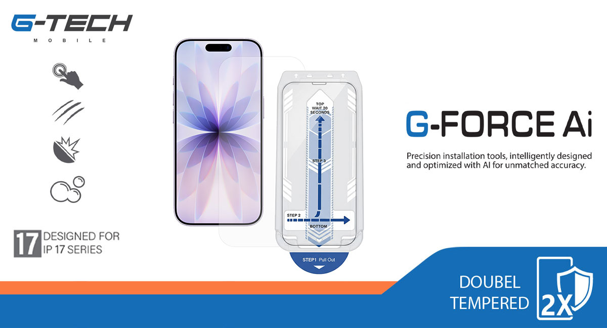 گلس آیفون 17 G-TECH G-FORCE Ai