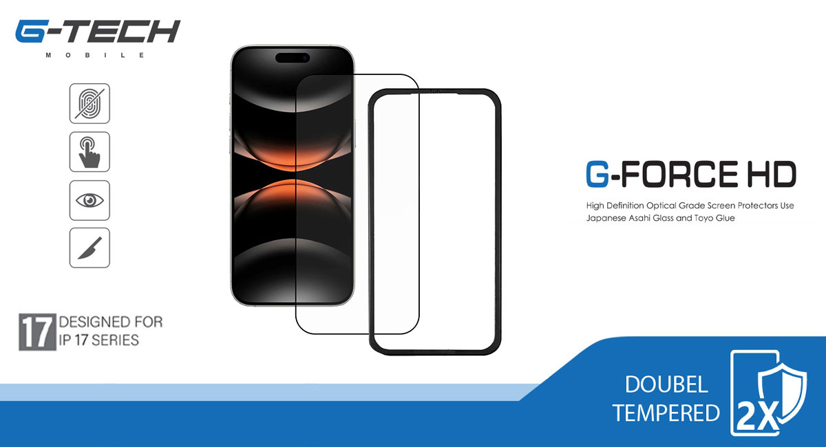 گلس آیفون 17 ایر G-TECH G-FORCE HD فروشگاه اسپيگن ایران